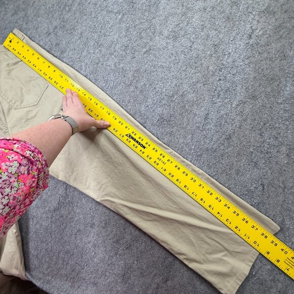 Peter Millar 5-Pocket Pants Men 38 x 28 Beige Khaki Stretch Soft Touch Pima - Picture 12 of 16